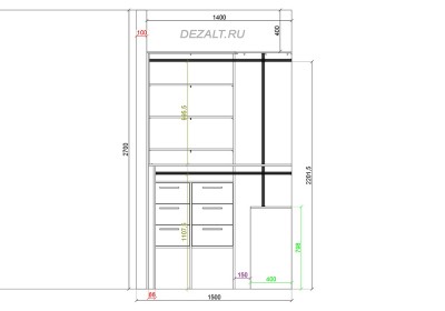 Большая гардеробная