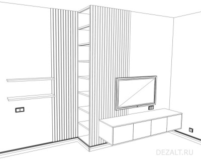 Стеллаж для книг