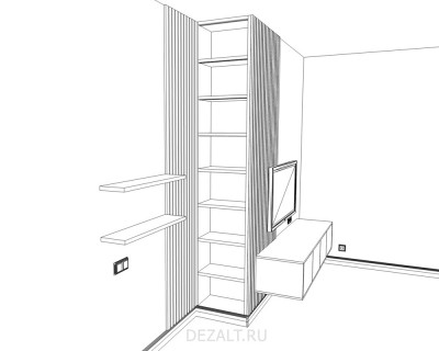 Стеллаж для книг