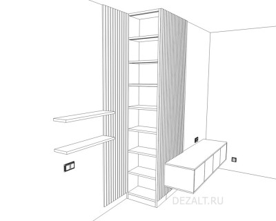 Стеллаж для книг