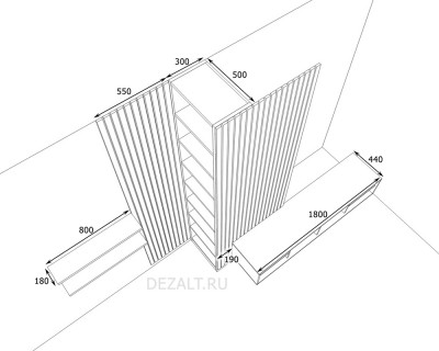 Стеллаж для книг