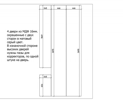 Шкаф распашной в прихожую