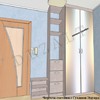 Шкафы встроенные с распашными дверьми 