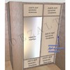 Встроенный шкаф-купе с ящиками - чертеж