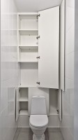 Сделали хозяйственный шкаф в туалет 🚽