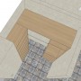 Небольшая Г-образная гардеробная