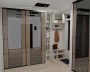 Шкаф-купе и открытая секция в прихожую